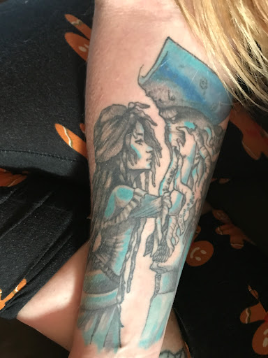 Explore man tattoo sleeve ideas, creative tattoo ideas in Mcminnville, available at Athena Art Company