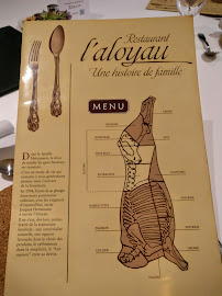 L'Aloyau à Metz menu
