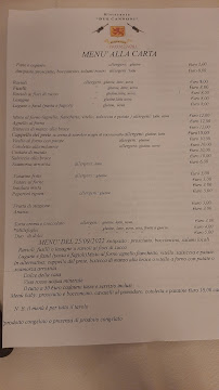 Ristorante Due Cannoni à Oliveto Citra carte