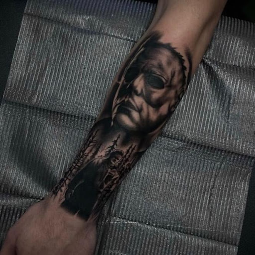 Explore simple black tattoo ideas, creative tattoo ideas in Lake Villa, available at Eternal Tiger Tattoo