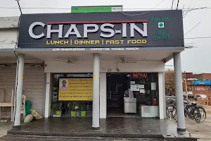 Chaps in fast food image