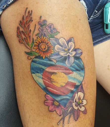 Explore harmonica tattoo ideas, creative tattoo ideas in Denver, available at Old Larimer Street Tattoo