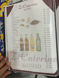 Carte du Zi’ Caterina à Pompei