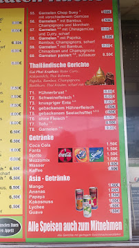 Carte du Asia Imbiss à Bitterfeld-Wolfen