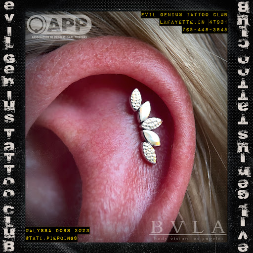 Explore 3 cross tattoo ideas, creative tattoo ideas in Lafayette, available at Evil Genius Tattoo Club