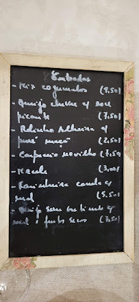 Menu / carte de LAGAR DO SAPATEIRO à 