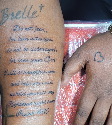 Explore small mermaid tattoo ideas, creative tattoo ideas in Meridian, available at SK-Tattoo1