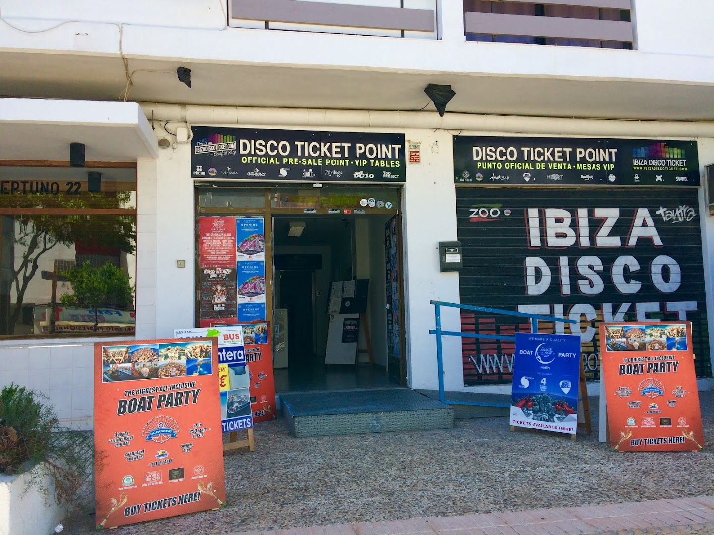 Ibiza Disco Ticket Point