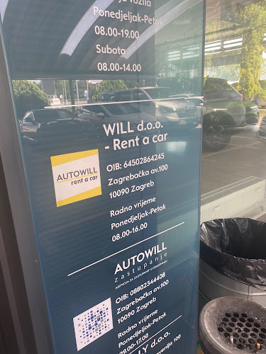 Rent a car Zagreb - Autowill car rental - Agencija za iznajmljivanje automobila