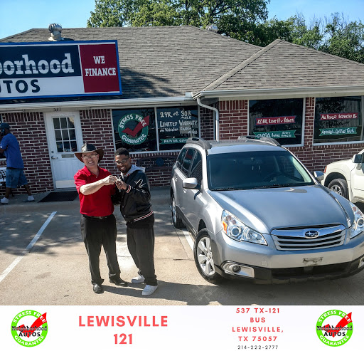 Used Car Dealer «Neighborhood Autos», reviews and photos, 537 TX-121 BUS, Lewisville, TX 75057, USA