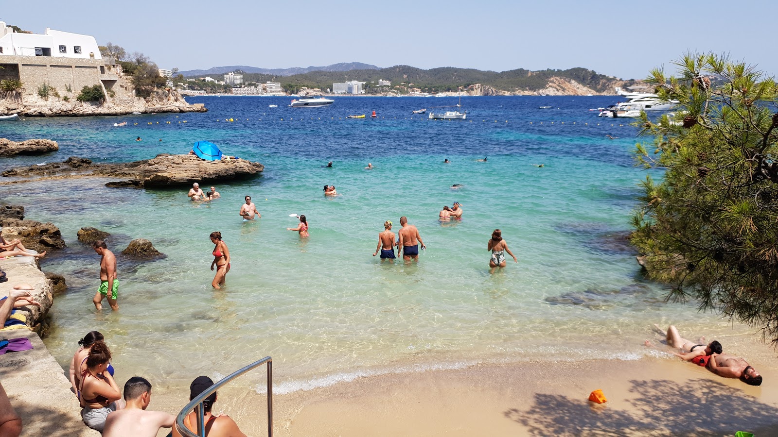 Foto av Cala fornells med hög nivå av renlighet