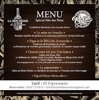 Menu du La Rhumerie de La Réunion restaurant / bar à rhum à Saint-Denis