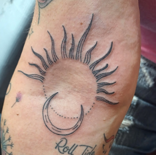 Explore dark humor tattoo ideas, creative tattoo ideas in Clinton Township, available at Ink Spot Tattoos