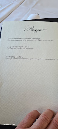 Ristorante Gradinoro à Lido di Tarquinia carte