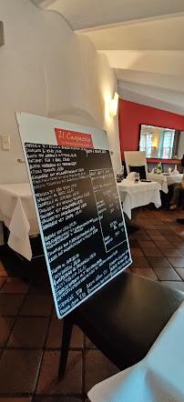 Menu / carte de Il Carpaccio in der Baumeister-Mühle à Oberhausen