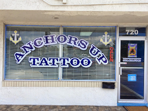 Tattoo Shop «Anchors Up Tattoo», reviews and photos, 720 E Eau Gallie Blvd, Melbourne, FL 32937, USA