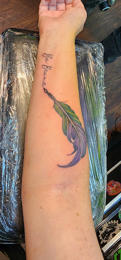 Explore heart attack tattoo ideas, creative tattoo ideas in Pearland, available at Black List Tattoo & Piercing Co.