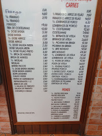 Churrasqueira Domingos à Porto menu