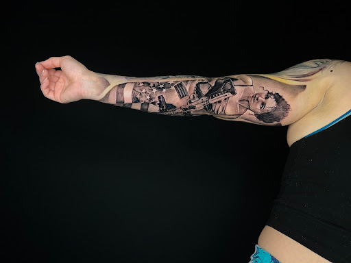 Explore tattoo ideas for happiness, creative tattoo ideas in West Palm Beach, available at Wooden Heart Tattoos and Piercings