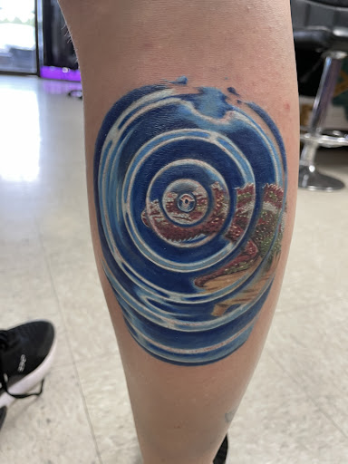 Explore lip tattoo ideas, creative tattoo ideas in Norman, available at Out of line tattoo