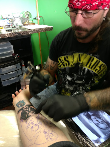 Explore sound wave tattoo ideas, creative tattoo ideas in Rensselaer, available at Timeless Tattoo Co.