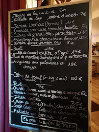 Menu / carte de La Cantine à Montluçon