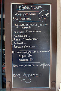 Restaurant italien Gran café à Marseille (le menu)