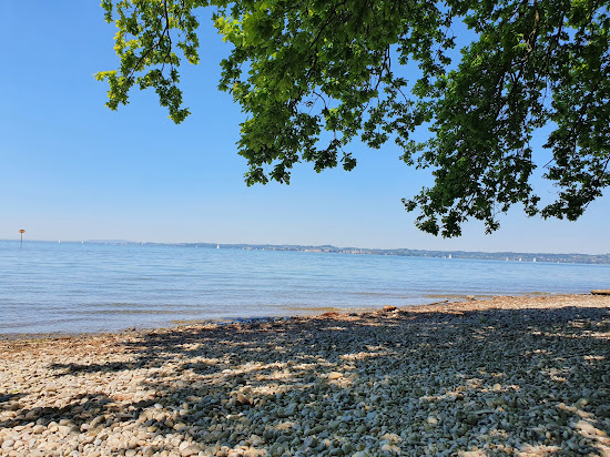 Strand auf der Halbinsel am Wocherhafen