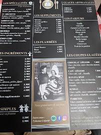 Ty Breton Crêperie à Palavas-les-Flots menu