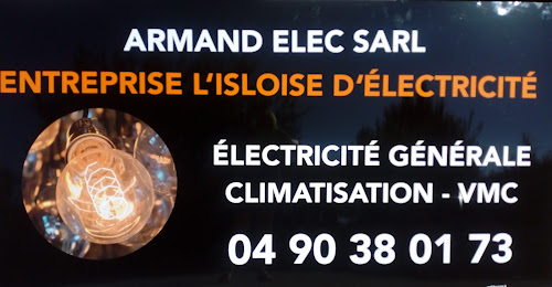 Numero de telephone 0490380173 - Électricien Armand'Elec SARL - Entreprise l'Isloise d'Electricité à L'Isle-sur-la-Sorgue