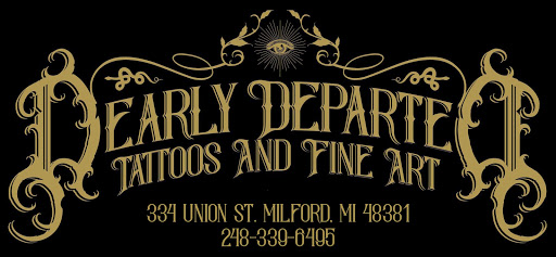 Explore head tattoo ideas, creative tattoo ideas in Milford, available at Dearly Departed Tattoo Parlor