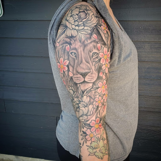 Explore bonsai tree tattoo ideas, creative tattoo ideas in Sioux Falls, available at Permanent Addictions