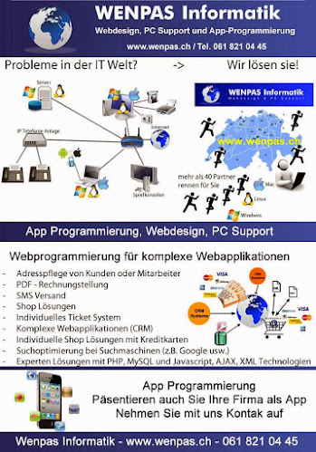 Wenpas Informatik - Apps, Webdesign & PC Support - Computergeschäft