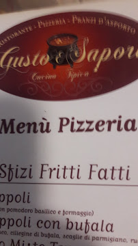 Gusto & Sapori à Salerno carte