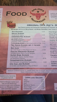 Opa Joe's Roadhouse Pellemeier Lienen à Lienen menu