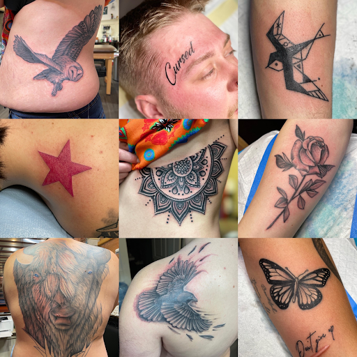 Explore fantasy tattoo ideas, creative tattoo ideas in Logan, available at COLLECTIVE STUDIO HOUSE OF MANA INK