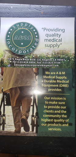 A & M Medical Supply - Medical Equipment, Walking Aids Los Angeles CA, Reliable Medical Equipment, Professional Medical Equipment, Wound Care Products