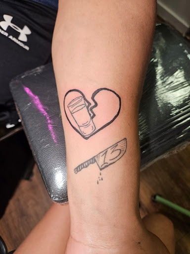 Explore witch tattoos ideas, creative tattoo ideas in Cary, available at Apocalypse Girl Tattoos