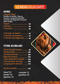 Yopougon Grill Paris à Limeil-Brévannes menu