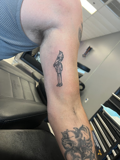 Explore firefighting tattoo ideas, creative tattoo ideas in Cocoa, available at Rorschach Tattoo Shop and Piercing Studio