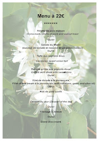 Menu / carte de Le Moulin du Mazel à Val-d'Aigoual