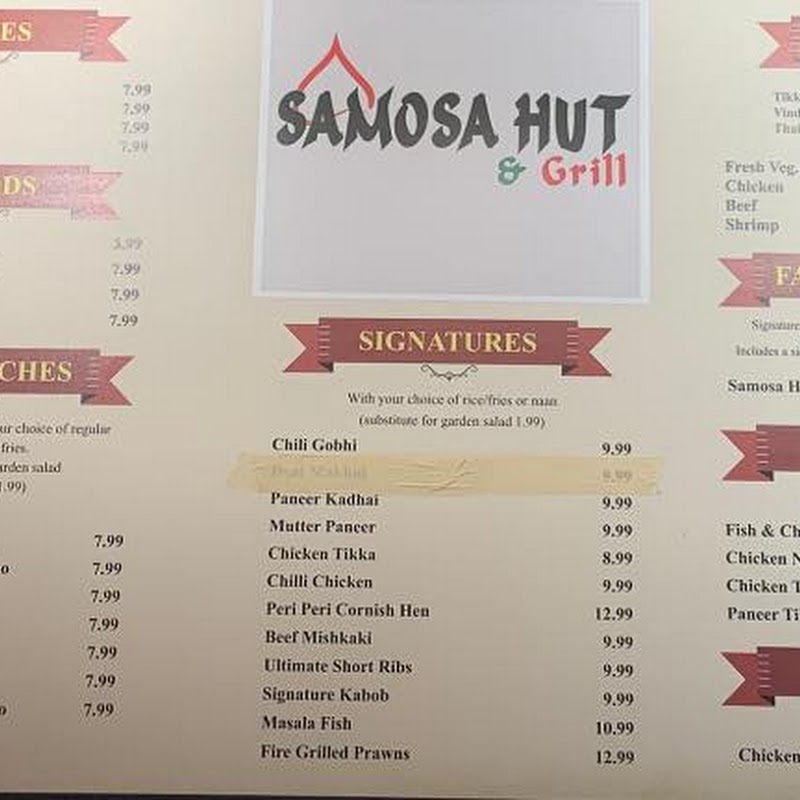 Samosa Hut & Grill (Zabiha Halal Certified)