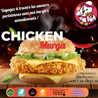 Chicken Murga/restaurant halal à Nice/spécialisés dans les plats de poulet frits/fast-food/chicken chicken/cheese naan/Burger à Nice menu