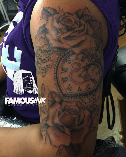 Explore chicano tattoo sleeve ideas, creative tattoo ideas in Hammond, available at Famous Ink, Inc.