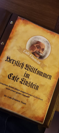 Carte du Cafe Einstein à Stuttgart