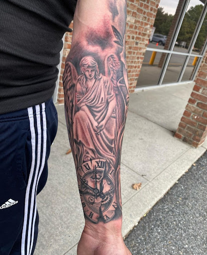 Explore arm tattoo ideas small, creative tattoo ideas in Millsboro, available at Tattoo Galaxy (Millsboro) Piercing & Custom tattoos