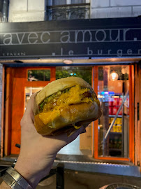 Hamburger du Restaurant de hamburgers avec amour - le burger Belleville à Paris - n°1