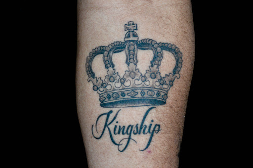 Explore above knee tattoo ideas, creative tattoo ideas in Gilroy, available at 2911 Tattoo