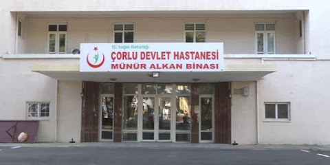 Çorlu Devlet Hastanesi Şehit Münür Alkan Ekbinası