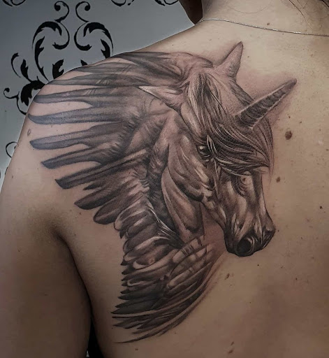 Explore wings tattoo ideas, creative tattoo ideas in Rehoboth Beach, available at Tattoo Galaxy (Rehoboth Beach) Piercing & Custom tattoos